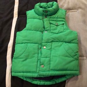 GapKids Green Vest, Size XS (4-5) 🍄